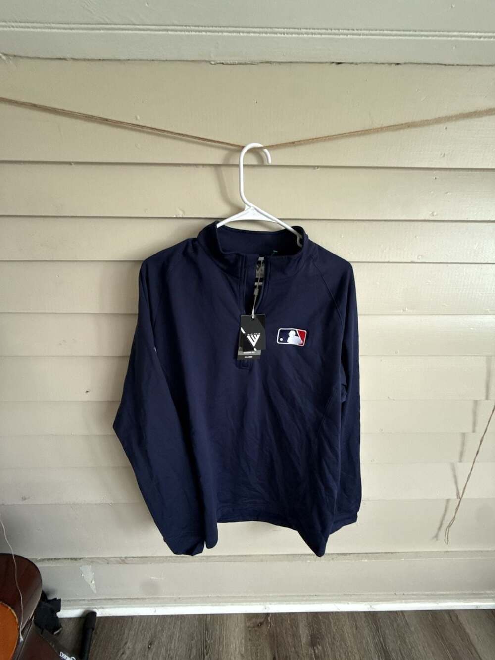 Levelwear MLB Navy Blue Calibre 1/4 Zip Pullover Men's Size Large NWT
